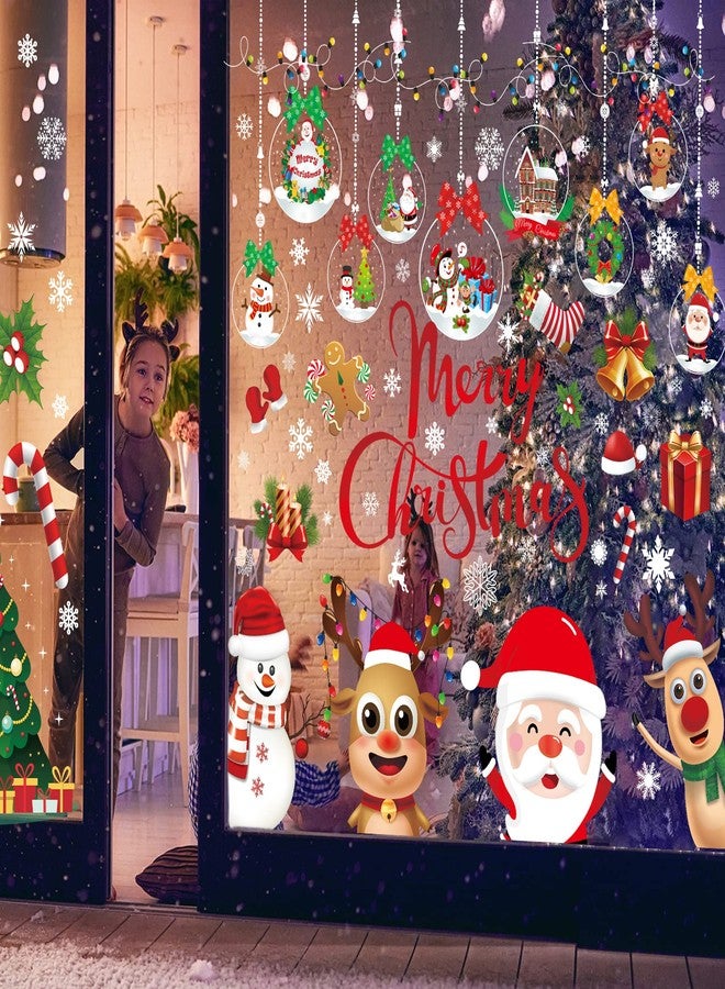 Funnlot Christmas Window Clings 10 Sheets Christmas Window Decorations Double Sided Christma s Window Stickers for Xmas Party Supplies Holiday Decorations - Image 5